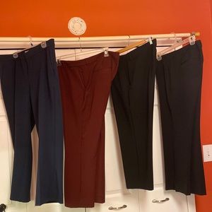 4 Pairs of Old Navy Dress Pants Excellent Condition/ Like New!! ALL ARE THE SAME
